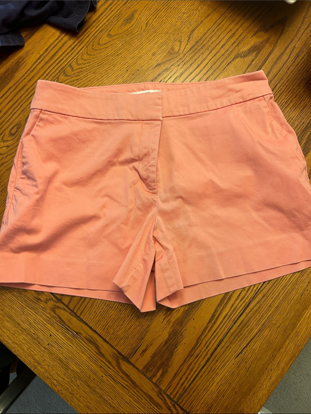 LOFT Coral High-Rise Pull-On Shorts